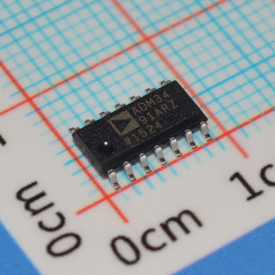 ADM3491ARZ: Transceiver RS-485 3.3V, 16Mbps, ±15kV ESD, Beban 1/8 Unit, SOIC-4, -40°C hingga +85°C
