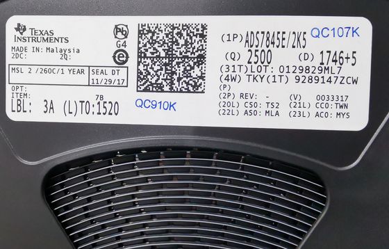 ADS7845E 12-Bit Touch Screen Controller 125kHz Sampling SPI Interface 2.7-5V SSOP-16 -40°C sampai +85°C