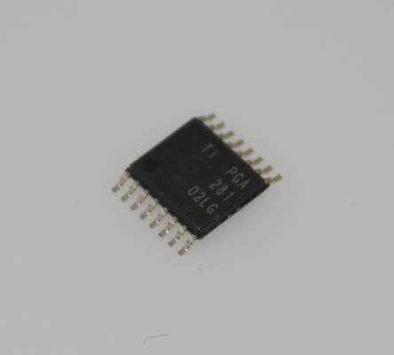PGA281AIPWR Precision Programmable Gain Amplifier 0.1-1000x Gain 10MHz BW ±18V Supply 0.025% Gain Error TSSOP-16 -40°C sampai +125°C