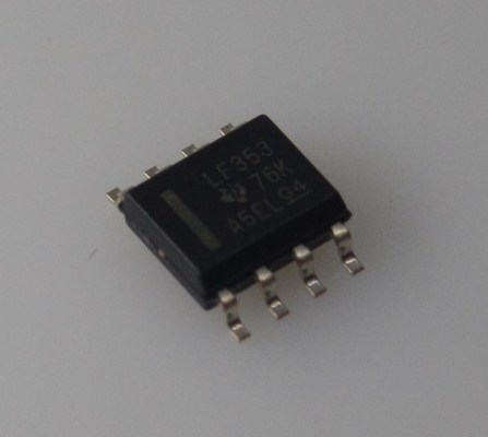 LF353DR Op-Amp JFET Ganda 4MHz Bandwidth Kebisingan Rendah Impedansi Input Tinggi Rentang Catu Daya Lebar (±18V) Daya Rendah Laju Slew Cepat Paket TO-99/DIP - Ideal untuk Sirkuit Audio & Presisi