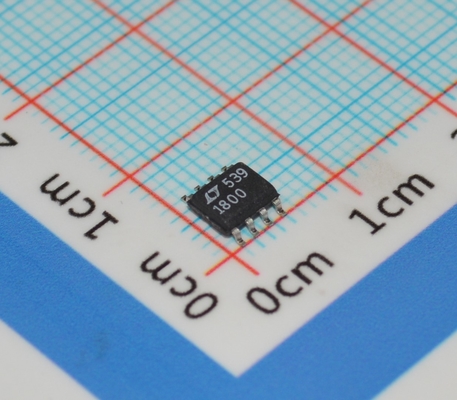 LT1800CS8#PBF Op Amp 100MHz Gain BW 450V/μs Slew Rate 3.5nV/√Hz Noise 2.7-12.6V Supply Rail-to-Rail I/O 8-Pin SOIC -40°C sampai 85°C Low Power