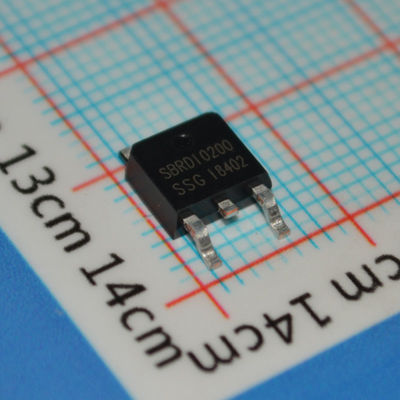 SBRD10200TR 100V 20A Penyearah Jembatan SBR dengan Vf Rendah Efisiensi Tinggi <155°C TJ Surge Rated AEC-Q101 Berkualifikasi untuk Penggerak Motor Sikat Otomotif and Industri