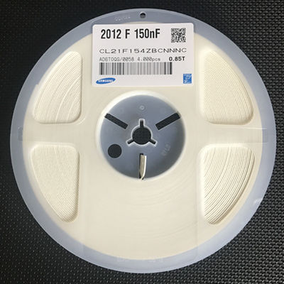 CL21F154ZBCNNNC MLCC 0.15µF Capacitor ±80% Tol 16V Rating Z5U Dielectric 0805 Case Wide +10°C to +85°C Range General Purpose RoHS Tape & Reel Packaging