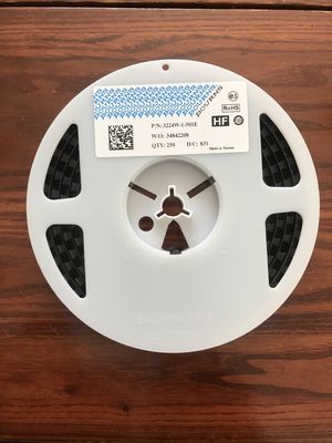 3224W-1-501E Trimmer Pot 500Ω 1W Cermet Element 3224W Case Sealed Construction Side Adjust J-Hook Termination ±10% Tolerance PCB Mount Reliable Performance