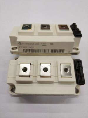 Modul IGBT 3-in-1 FF100R12KS4 1200V/100A Terintegrasi dengan Brake Chopper VCE(sat) Rendah Switching Kecepatan Tinggi Kerugian Rendah NTC Internal Baseplate Terisolasi untuk Penggerak Industri & Inverter Surya