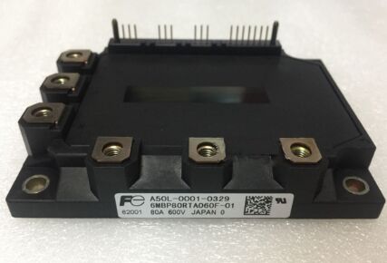 6MBP80RTA060F-01 Modul IPM 600V 80A IGBT Terintegrasi dan Driver HVIC Kerugian Rendah Keandalan Tinggi Perlindungan Built-in Paket DIP Kompak Untuk Penggerak Motor dan UPS