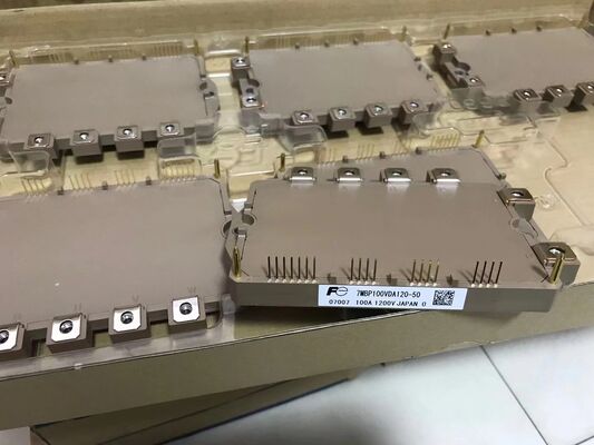 7MP100VDA120-50 1200V 100A IGBT Modul Low Vce ((sat) 2.5V Low Loss High Short Circuit Ruggedness Integrated NTC Compact Package Untuk Penggerak Industri dan UPS