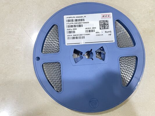 SM4004PL-TP 400V 1A Tujuan Umum Diode VF rendah 1.1V Kebocoran rendah 5μA Tambahan tinggi 30A SOD-123FL -65°C sampai 175°C Sesuai RoHS untuk catu daya dan pencahayaan LED