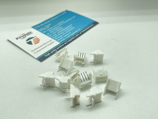 S04B-PASK-2 4-Pin 2.0mm Pitch Top-Entry Header Friction Lock UL94V-0 Nylon 3A 250V -25°C sampai +85°C THT Mount JST PA Series untuk Peralatan