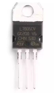 L7805CV-DG 5V 1.5A Linear Voltage Regulator Perlindungan Termal Overload Sirkuit Pendek Aman TO-220 Paket Jangkauan Masuk Luas 7V-35V, Ideal untuk Pasokan Listrik & Kontrol Industri
