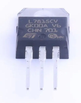 L7815CV-DG 15V 1.5A Regulator Linear TO-220 Perlindungan Termal / Sirkuit Singkat ± 4% Keakuratan -40°C sampai +125°C