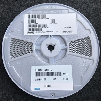 BLM31PG601SN1L 600Ω Ferrite Bead 1206 Ukuran 3A Rated Current High Impedance@100MHz AEC-Q200 -55°C sampai +125°C