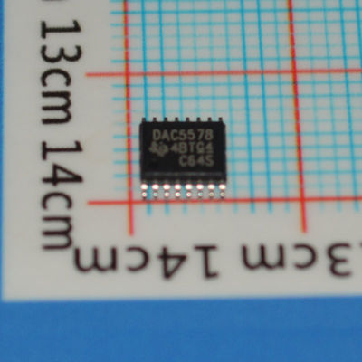 DAC5578SPWR 8-Ch 8-bit DAC I2C Interface 2.7-5.5V, Daya Rendah 0.4mA, ±1LSB INL TSSOP-16 -40°C sampai +105°C