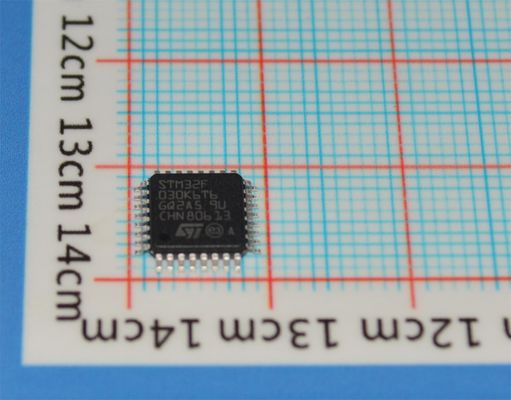 STM32F030K6T6 MCU Cortex-M0 48MHz 32KB Flash 4KB RAM 12-bit ADC 16 GPIO LQFP-32 2.4-3.6V -40°C hingga +85°C Hemat Biaya