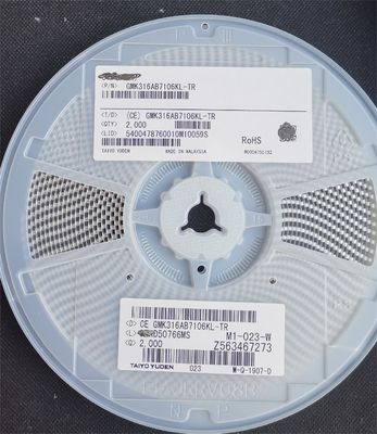 GMK316AB7106KL-TR 10μF 16V MLCC X5R 1206 ±10% Tol Low ESR -55°C hingga +85°C AEC-Q200