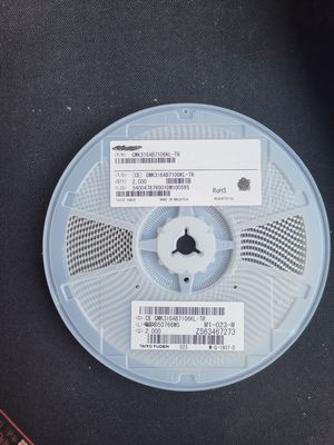 GMK316AB7106KL-TR 10μF 16V MLCC X5R 1206 ±10% Tol Low ESR -55°C hingga +85°C AEC-Q200