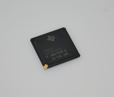 TMS320C6747DZKBA3 456MHz DSP Dual-Core 3648MBPS 32KB Cache L1 256KB RAM BGA-256 -40°C hingga +100°C DSP Industri