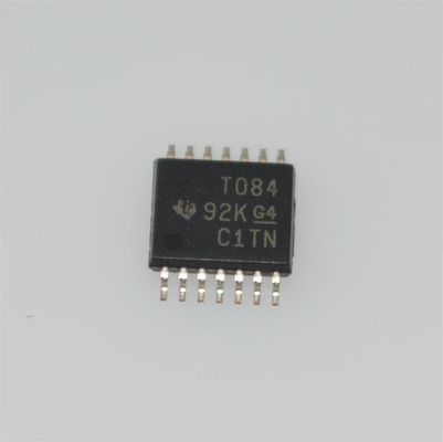 TL084CPWR Quad Low-Noise JFET Op Amp 4MHz Bandwidth 13V/μs Slew Rate ±18V Supply 3pA Input Bias TSSOP-14 -40°C sampai +105°C