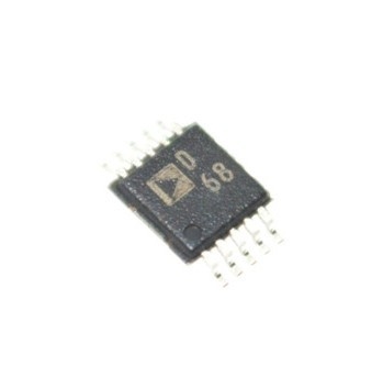 AD9833BRMZ Programmable DDS 12.65MHz Clock 0-12.5MHz Output SPI Interface, 2.3-5.5V, MSOP-10, -40°C sampai +105°C