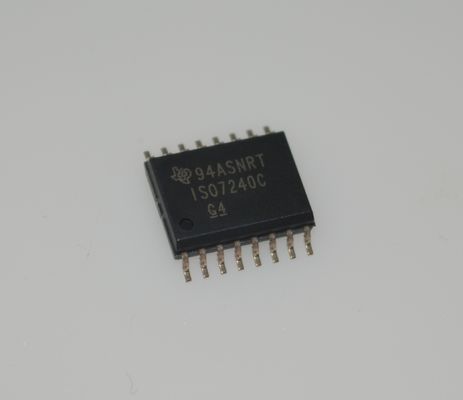 Isolator Digital 4-Saluran ISO7240CDWR dengan Kecepatan 100Mbps CMTI Tinggi (50kV/μs) Rentang Catu Daya Lebar (3V-5.5V) Daya Rendah Perlindungan ESD yang Kuat and Paket SOIC-16