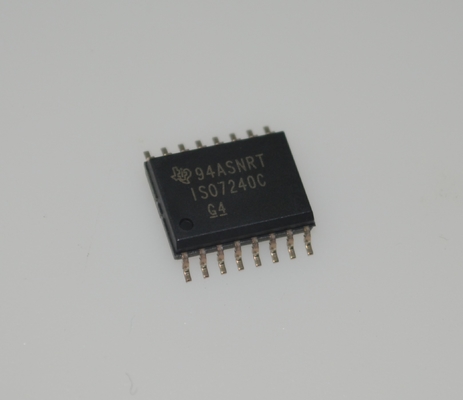 Isolator Digital 4-Saluran ISO7240CDWR dengan Kecepatan 100Mbps CMTI Tinggi (50kV/μs) Rentang Catu Daya Lebar (3V-5.5V) Daya Rendah Perlindungan ESD yang Kuat & Paket SOIC-16