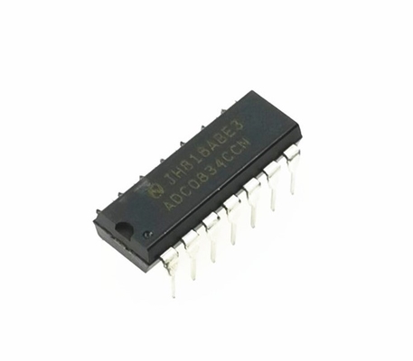 ADC0834CCN 8-Bit ADC 4-Channel Input 5V Supply Serial I/O Low Power 0°C sampai +70°C Easy MCU Interface Solusi hemat biaya