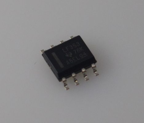 LF353DR Op-Amp JFET Ganda 4MHz Bandwidth Kebisingan Rendah Impedansi Input Tinggi Rentang Catu Daya Lebar (±18V) Daya Rendah Laju Slew Cepat Paket TO-99/DIP - Ideal untuk Sirkuit Audio and Presisi