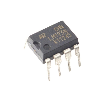 LM193N Pembanding Diferensial Ganda Rentang Lebar 2V-36V Arus Rendah 2mA Output Kolektor-Terbuka Respon Cepat 1.3μs Paket TO-5/DIP - Ideal untuk Sistem Kontrol Industri/Otomatis