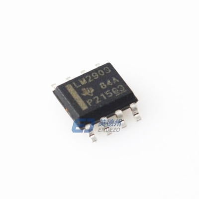 LM2903DR Komparator Diferensial Ganda Rentang Lebar 2V-36V Arus Rendah 0.8mA Output Kolektor Terbuka Respon Cepat 1.3μs Paket SOIC-8 - Ideal untuk Kontrol Otomotif/Industri