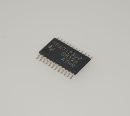 TPA3123D2PWPR Kelas D Amp 15W Stereo 92% Efisiensi 8-26V Wide Input Perlindungan Termal Low THD+N Pop-Free Start Compact TSSOP-28 EMI Dikurangi Hi-Fi Audio