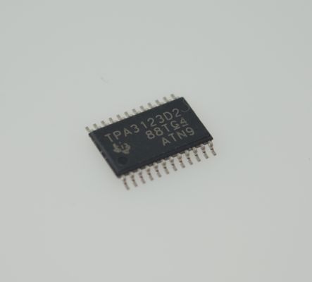 TPA3123D2PWPR Kelas D Amp 15W Stereo 92% Efisiensi 8-26V Wide Input Perlindungan Termal Low THD+N Pop-Free Start Compact TSSOP-28 EMI Dikurangi Hi-Fi Audio