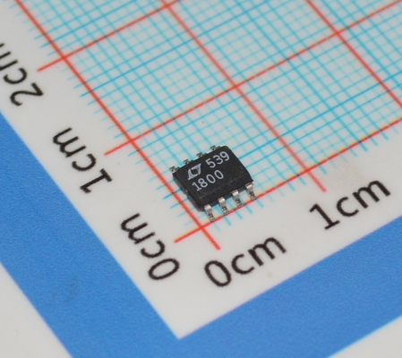 LT1800CS8#PBF Op Amp 100MHz Gain BW 450V/μs Slew Rate 3.5nV/√Hz Noise 2.7-12.6V Supply Rail-to-Rail I/O 8-Pin SOIC -40°C sampai 85°C Low Power