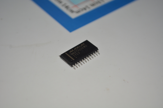 MAX7221EWG+T 8-digit LED Display Driver dengan SPI Interface 10MHz Serial Data Rate 2.7V-5.5V Operasi Kontrol LED Individu dan 24-Pin Wide SOIC Package