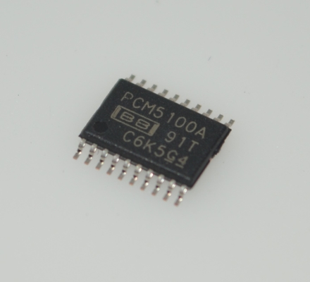 PCM5100APWR Advanced 32-bit 384kHz Stereo DAC 112dB SNR, <0.001% THD+N Integrated LP Filter 2VRMS Output Low Jitter Single Supply (2.7-5.5V) Tiny TSSOP-16 untuk Portable Hi-Fi Audio