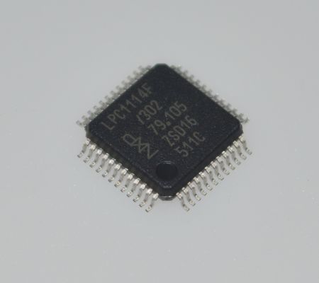 LPC1114FBD48/302 ARM Cortex-M0 32-bit MCU 50MHz CPU 32KB Flash 8KB SRAM 12-bit ADC 42 GPIOs UART/SPI/I2C Low Power < 1μA Deep Sleep