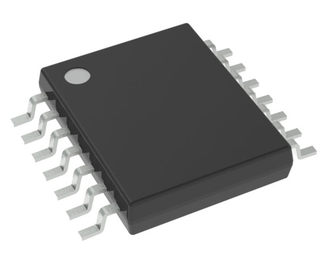 TXB0104PWR Penerjemah Tingkat Tegangan Dua Arah 4-Bit dengan Fitur Penginderaan Arah Otomatis 1.2V hingga 3.6V pada Port A/B 2V hingga 5.5V pada VCCA/B Laju Data Tinggi dan Tidak Memerlukan Pengurutan Catu Daya