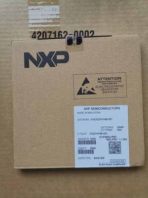 Dioda Switching BAS16W 100V 200mA dengan Pemulihan Balik 4ns Konfigurasi Seri Ganda Paket SOT-323 dan Pengemasan Tape & Reel untuk Desain Sirkuit Kecepatan Tinggi