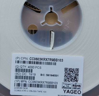 CC0603JRNPO0BN200 Kapasitor NPO 200pF Ideal untuk Sirkuit Frekuensi Tinggi Ukuran 0603 Ultra-Stabil ESR Rendah Faktor Q Tinggi Nilai Presisi Kinerja Unggul Sesuai RoHS