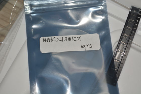 74VHC221AMTCX Multivibrator Monostabil Ganda dengan Operasi 2-5.5V Input Toleran 5.5V Drive Output 25mA Lebar Pulsa <10ns Fungsi Reset Konsumsi Daya Rendah dan Paket TSSOP-16