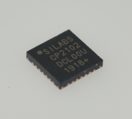 CP2102-GMR USB-UART Bridge Solusi Single-Chip Terintegrasi USB & Crystal 9600 bps hingga 2 Mbps Baud 512-Byte Buffer Full GPIO Compact QFN Driver bebas royalti