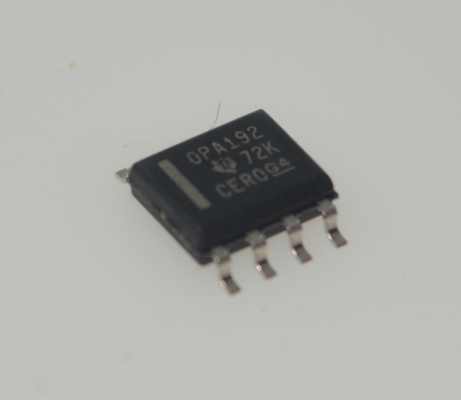 OPA192IDR Presisi Op-Amp dengan Offset 25μV, Drift 0.2μV/°C, GBW 10MHz, SR 20V/μS, Noise 1/f 1.1kHz, Input CMOS RRO, Ib 2.2nA, Paket SOIC-8