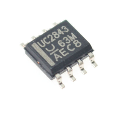 Pengendali PWM Mode-Arus UC2843D8TR dengan Operasi 500kHz 8.4V/7.9V UVLO Output Totem-Pole 50mA Bandgap Internal Trimmed Arus Start-Up & Operasi Rendah dalam SOIC-8