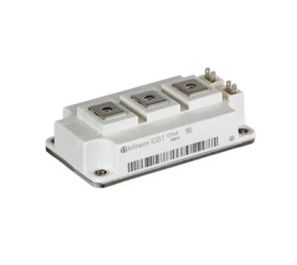 Modul IGBT 3-in-1 FF100R12KS4 1200V/100A Terintegrasi dengan Brake Chopper VCE(sat) Rendah Switching Kecepatan Tinggi Kerugian Rendah NTC Internal Baseplate Terisolasi untuk Penggerak Industri & Inverter Surya