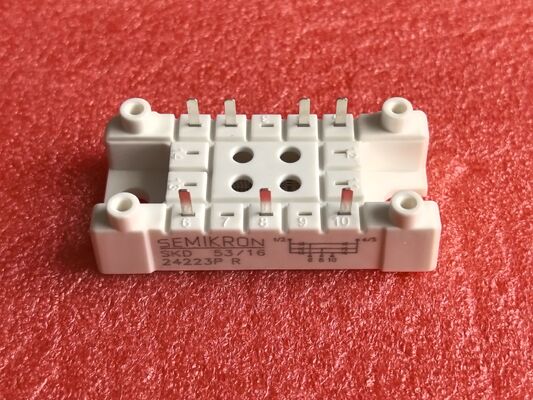 SKD53 16 1600V 53A Modul Dioda Ganda Pemulihan Lunak Tegangan Maju Rendah Arus Lonjakan Tinggi Isolasi Tinggi Paket EconoDUAL Kompak Untuk Penyearah Industri dan Pengelasan