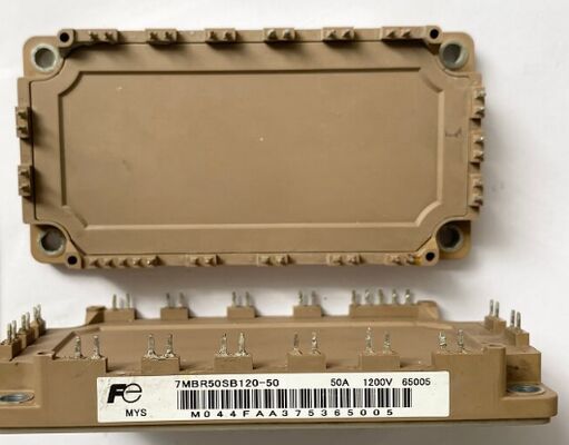 7MBR50SB120-50 Modul PIM 1200V 50A Terintegrasi Penyearah Rem dan Inverter Kerugian Rendah Isolasi Tinggi NTC Built-in Paket Kompak Untuk Penggerak Motor Kompak