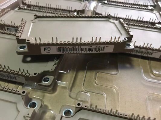 7MBR50VR120-56 1200V 50A PIM Modul Integrated Rectifier Inverter dan Brake Low Loss High Isolation Built-in NTC Compact Package Untuk Penggerak Motor Industri dan UPS