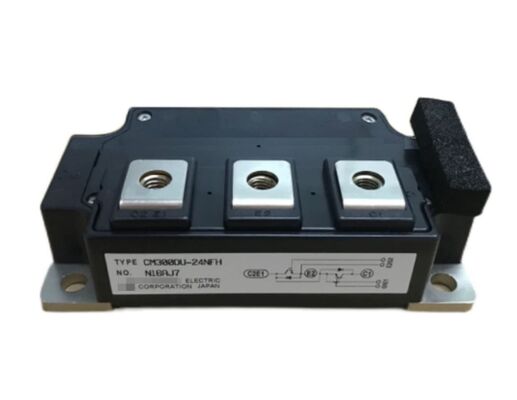 CM300DU-24NFH 1200V 300A Modul IGBT Ganda VCE(sat) Rendah Ketahanan Hubung Singkat Tinggi Kehilangan Switching Rendah Isolasi Tinggi Untuk Penggerak Motor Industri dan UPS Daya Tinggi