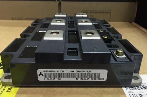 CM900HC-90H Modul IGBT Arus Tinggi 900V 900A Rendah VCE(sat) 2.7V Ketahanan Hubungan Singkat Tinggi Kerugian Switching Rendah Isolasi Tinggi Untuk Penggerak Industri Berat dan Mega UPS