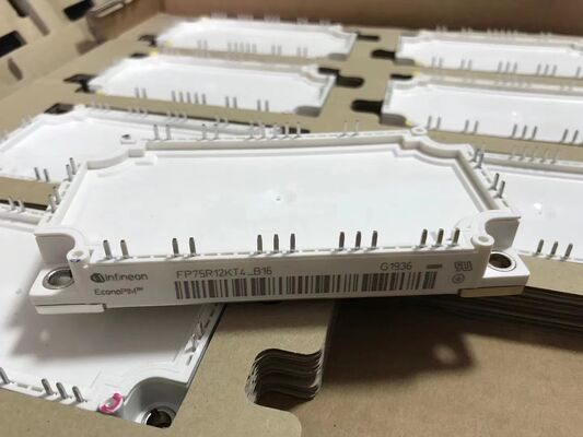 FP75R12KT4 B16 1200V 150A PIM IGBT Module Trench Field Stop Low VCE(sat) 2.25V Rectifier Terintegrasi dan NTC Pelat Dasar Tembaga Operasi 150°C Untuk Penggerak Motor dan UPS