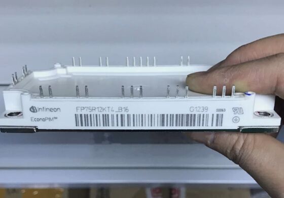 FP75R12KT4 B16 1200V 150A PIM IGBT Module Trench Field Stop Low VCE(sat) 2.25V Rectifier Terintegrasi dan NTC Pelat Dasar Tembaga Operasi 150°C Untuk Penggerak Motor dan UPS
